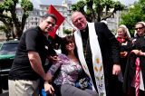 2011 Lourdes Pilgrimage - Archbishop Dolan with Malades (215/267)